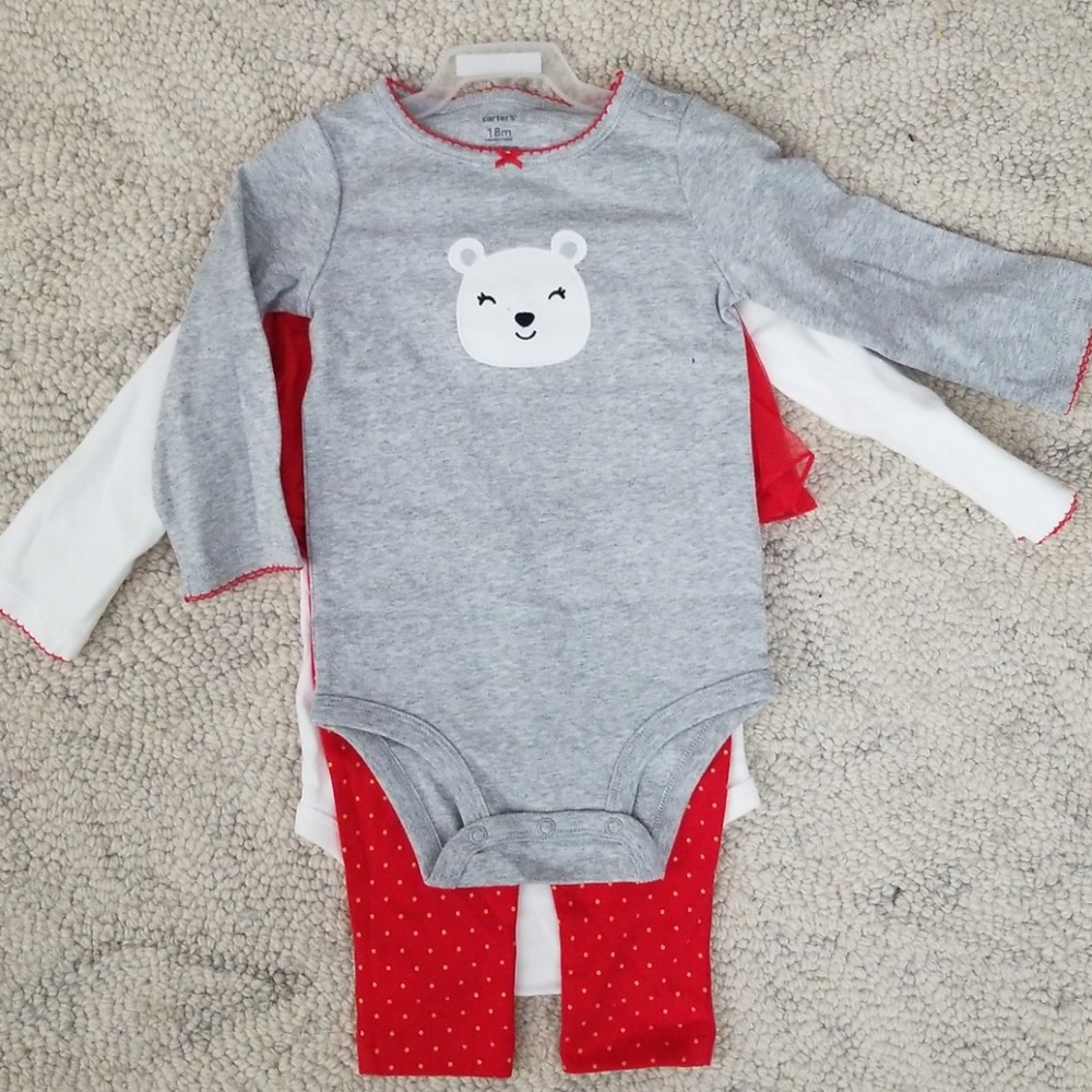 6,9m & 12m Girls 3pc set carters - Picture 1 of 3